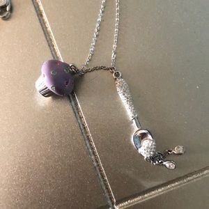 Rare Alice in wonderland Swarovski necklace